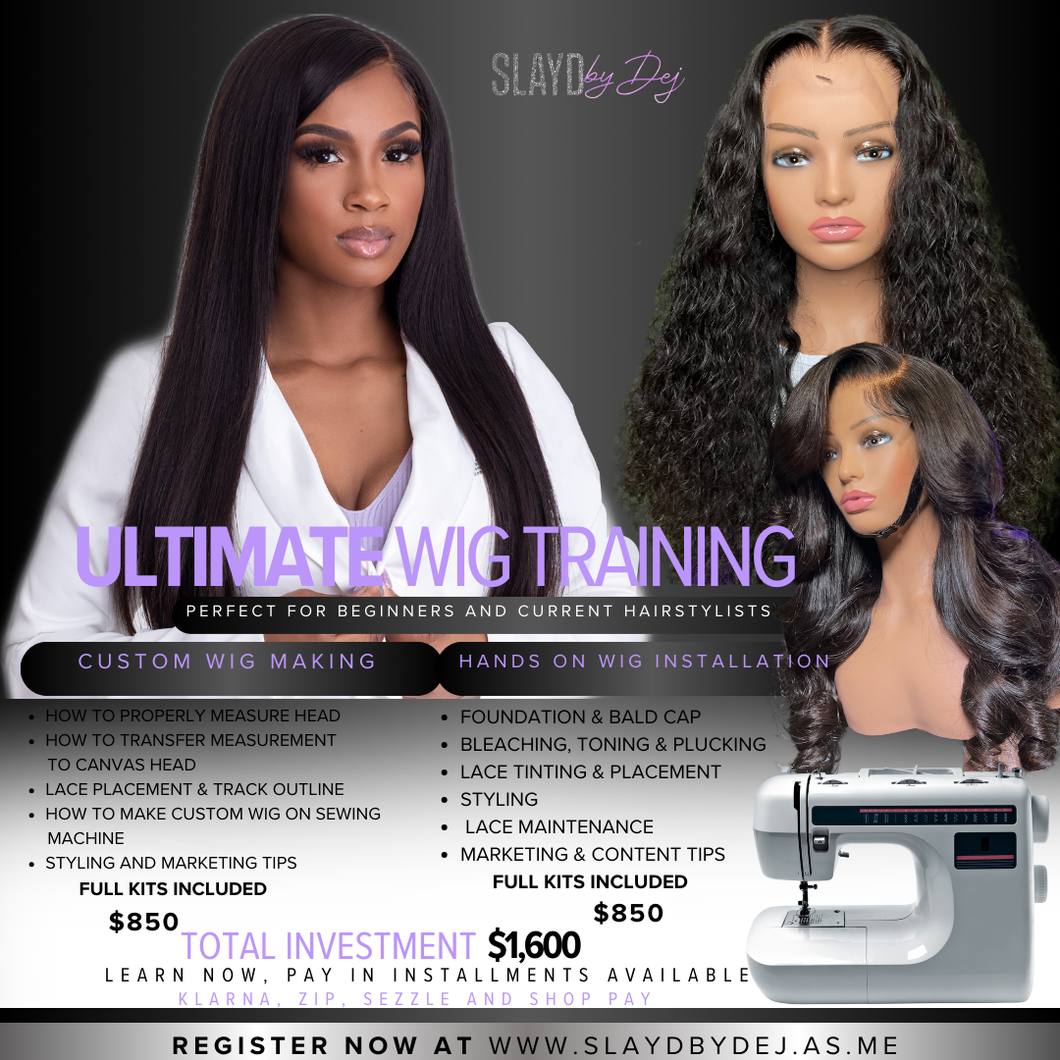 CUSTOM WIG MAKING CLASS